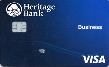 Heritage Bank Business Visa Card